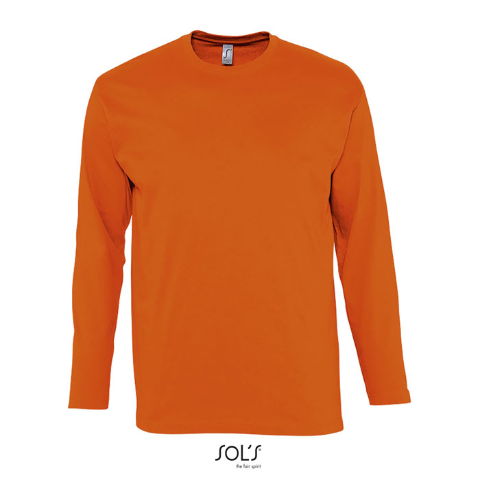 Tshirt manches longues publicitaire homme 150g - MONARCH Orange 1